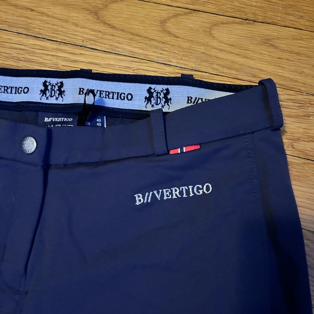 Navy Equestrian Riding Pants - Picture 5 of 6